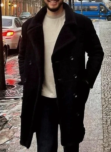 Three quarter length pea coat hotsell
