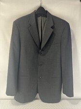 Gray Boss Suit Jacket Sport Coat Blazer New Wool Designer 52