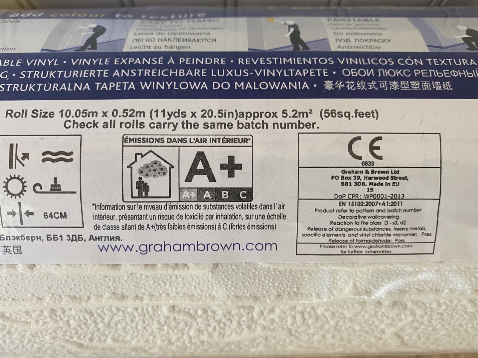 Brick Paintable White Wallpaper For Sale Online Ebay