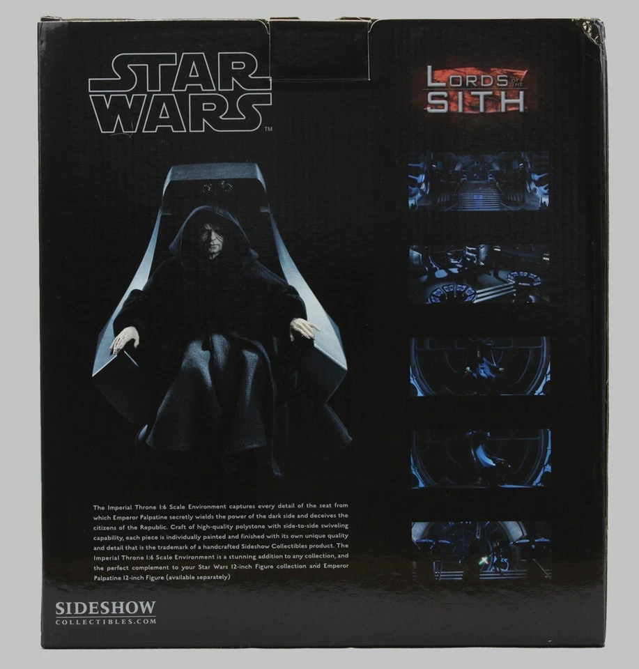 SIDESHOW COLLECCIONABLES Star Wars Señores Sith Trono Imperial 1:6 SELLADO NUEVO EN CAJA 54219Y Foto 2 de 4
