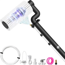 Solar Panel Cleaning Brush, 20FT Electric Cleaning Roller Brush with Telescopic