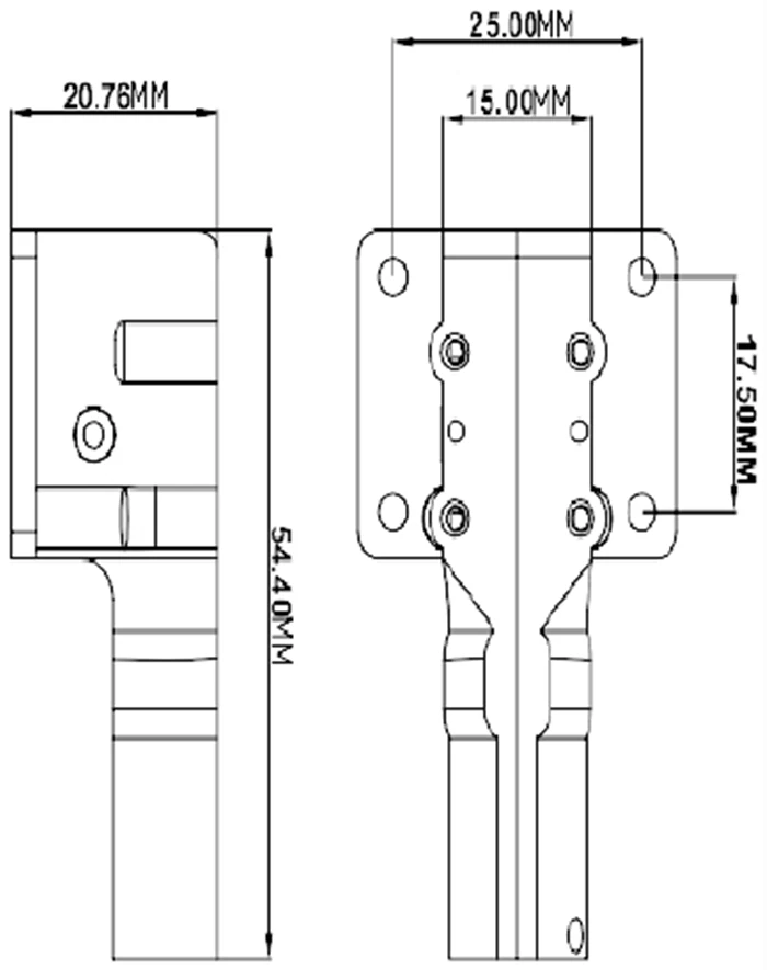 1pc Micro Size Electric Retract Landing Gear PZ-15094SM For RC Plane 54.8*32*21 - Image 2 of 4