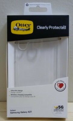 OtterBox Clearly Protected Clear Phone Case for Samsung Galaxy A21 New Unopened.