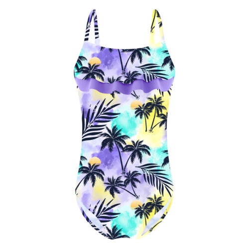DE Mädchen Badeanzug Einteiler Bademode Schwimmanzug Swimsuit Badekleidung - Bild 45 von 63