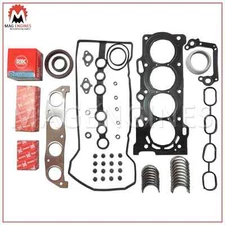 PISTON RINGS TOYOTA 1ZZ-FE WITH MAIN CON BEARING SET & FULL HEAD GASKET KIT