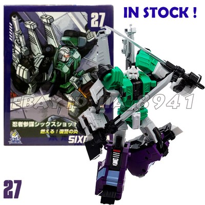 New MFT MF-27D Sixninja Robot Action Figure mini G1 Sixshot Transformers toys