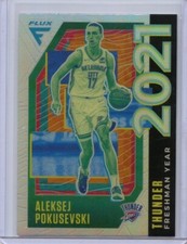 2020-21 Panini Flux Freshman Year Silver #18 Aleksej Pokusevski
