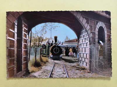 cpsm 62 - BAGATELLE Zwischen BERCK und MERLIMONT Die Ankunft des ''TRAIN TEXAS'' im Bahnhof