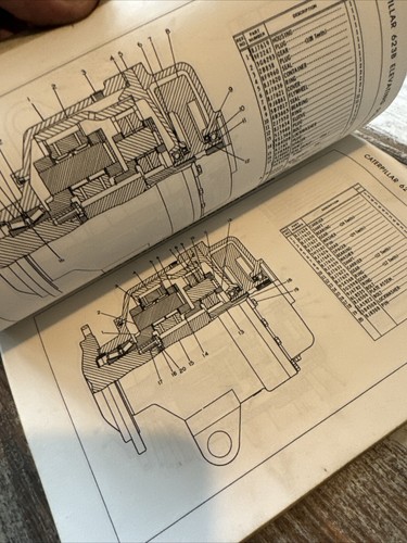 CAT CATERPILLAR 623B ELEVATING SCRAPER PARTS BOOK MANUAL S/N 61E1-UP Guide List - Picture 3 of 6