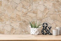 Vliestapete Beige Creme Stein Optik Natur Wand 3D-Optik 3893-29 Terra (1,97€/1Qm