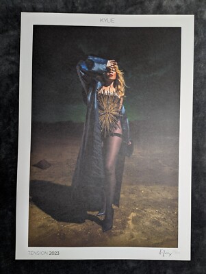 SHIPS FLAT Kylie Minogue Tension Popup Signed Numbered Hold On to