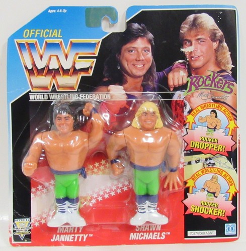 New Sealed Hasbro WWF Marty Jannetty Shawn Michael...