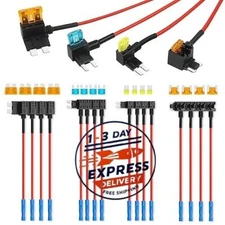 Paquete de 16 tomas de fusibles de 4 tipos, kit mejorado de tomas de fusibles.