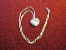 Heart Shaped Pendant Watch With 28" Chain