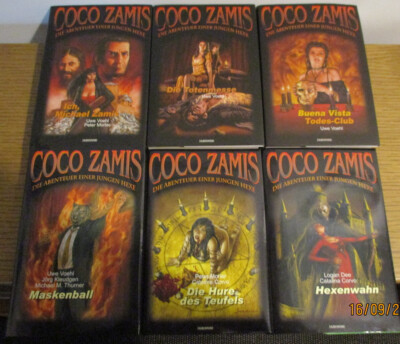 Zaubermond Vlg, Coco Zamis 14 - 26, Abgabe nur komplett HC, 2 Bücher signiert