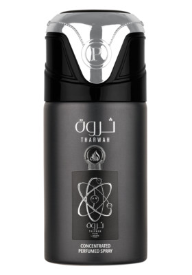 Lattafa Concentrated Perfume Body Spray Deodorant 250mL UAE - Thawrah Silver