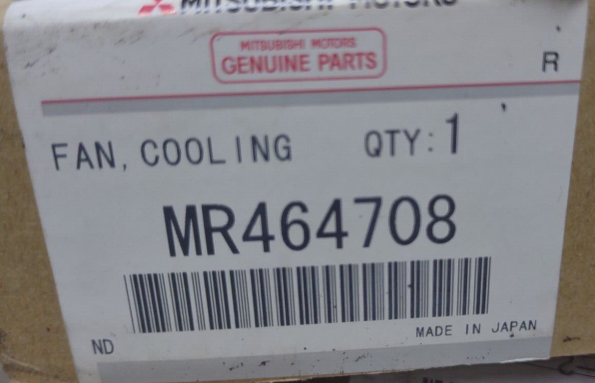 Mitsubishi MR464708 Genuine Fan, Cooling SKU44 | eBay