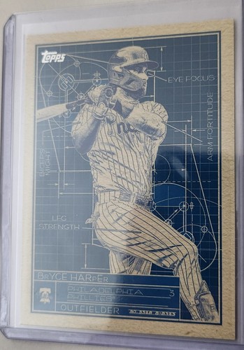 Bryce Harper 2024 Topps Serie 1 Superstar Blueprint Philadelphia Phillies #SB-4 - Imagen 4 de 12
