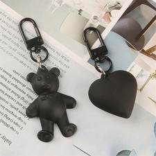 Cute Bow Tie Bear Keychain Love Pentagram Pendant Keyring Car Bag Charms Deco C4