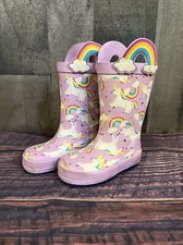 Toddler Rain Boots Size 5 Unicorns