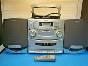 sony boombox with detachable speakers