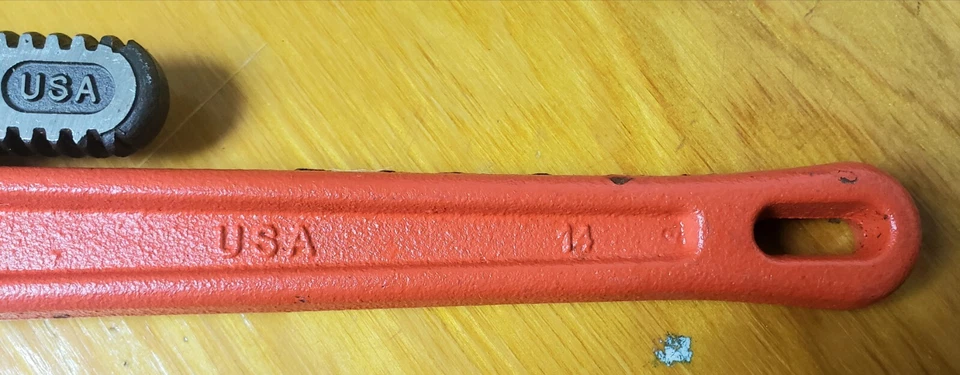 Ridgid Model 14 Straight Pipe Wrench 14 Inch/350mm - Image 4 of 4