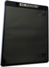 New 1 Official  4 Discs 4K UHD Replacement Case Black 15Mm (Pack of 1)