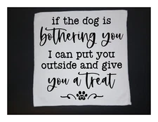 Dog theme Dish Towel, 12x12, FREE shipping, hand towel, kitchen, bath, choice