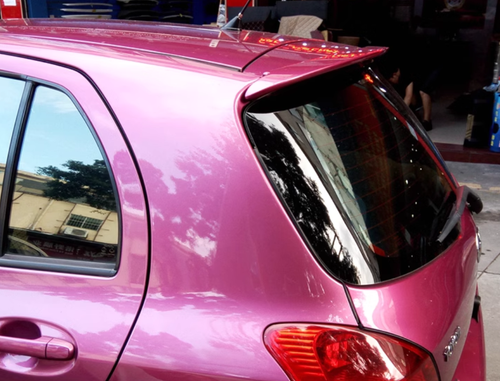 ABS Unpainted Rear Roof Spoiler Wing For 2012-2018 Toyota Yaris Hatchback 5-Door - Picture 3 of 4