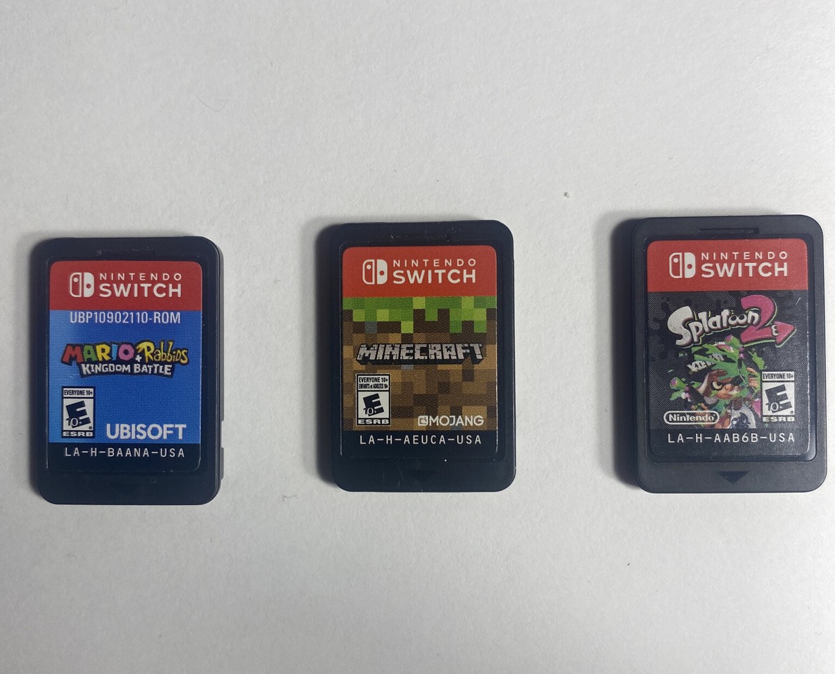 Minecraft & Splatoon 3 ゲームソフトセット Minecraft & Splatoon 3 ゲームカードセット - メルカリ