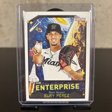 2026 Topps Heritage - The Enterprise Eury Perez #TE-EP Miami MARLINS