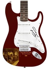 Graham Nash Crosby Stills & Nash Autographed 1/1 Custom Graphics Guitar
