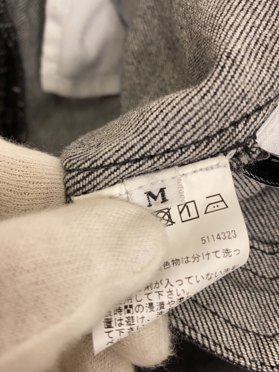 AMERI Denim Jumper Skirt, Medium, Cotton, Black, … - image 4