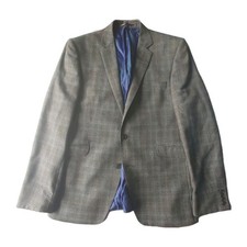 Holland Esquire Tweed Jacket Men 42R Multicolour Glen Check Wool Blend Blazer