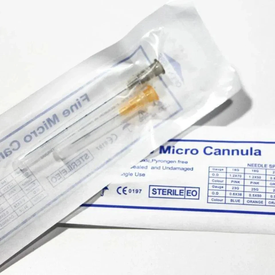 10/20/50Pcs Various Size Micro Blunt-Tip Puncture Cannula for Fillers 18~30G image 12