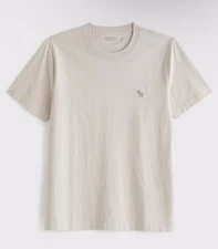 NWT ABERCROMBIE & FITCH A&F MEN's Icon Crewneck T-shirt Tee | Size XL/T