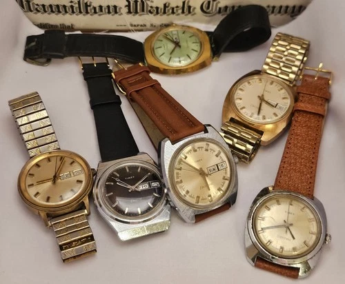 Vintage Men’s Timex Electric Wristwatch Lot