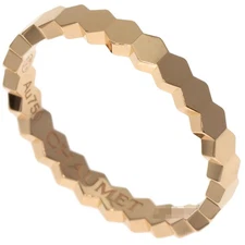Chaumet  Be My Love Honeycomb #47 Ring K18 Pink Gold  Ladies [Used]