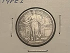 1917-D Type 1 Standing Liberty Quarter VF/XF