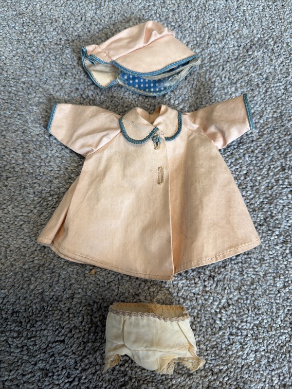 Vintage Madame Alexander Kins Doll Rain Jacket & Hat & Underwear Clothing 1950s