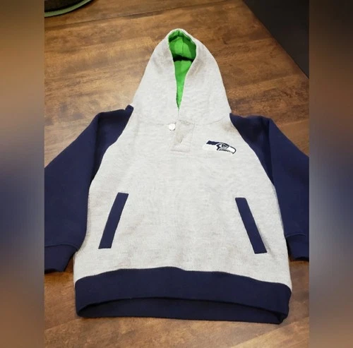 NFL Seattle Seahawks Kids Grat Pullover Sweatshirt 3T