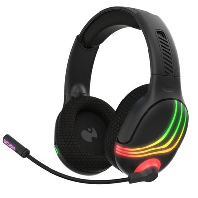 PDP Wireless Black Afterglow  Wave Gaming Headset Schwarz Over-ear USB Dongle