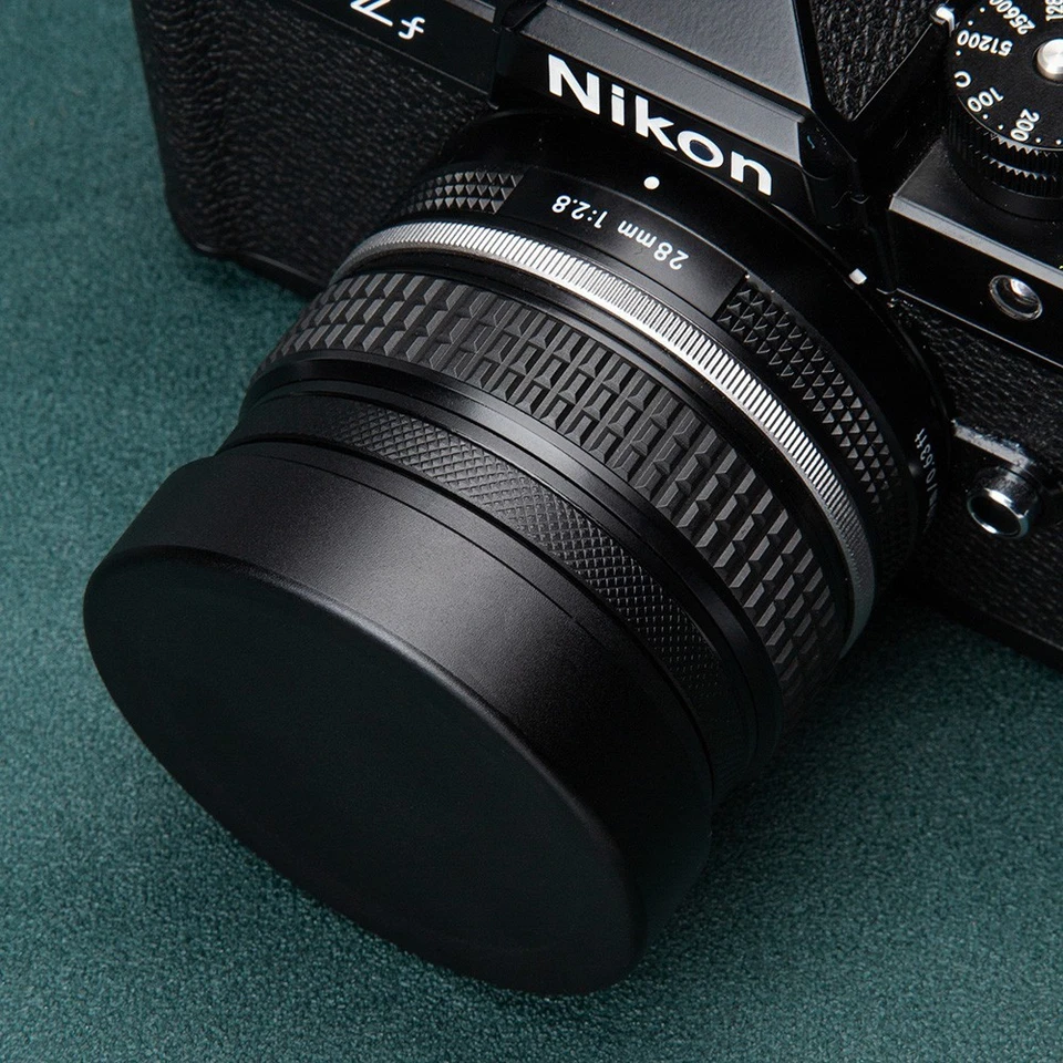 Metal Lens Hood Shade For Nikon Nikkor Z 40mm f2 Lens Hood Replace LH-N52 Black - Image 2 of 4