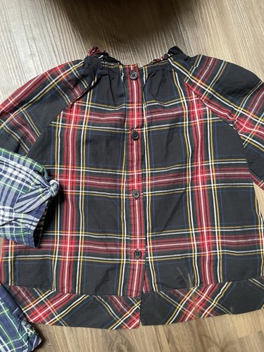 Crewcuts Girls Preppy Classic Plaid Cotton Woven Blouse Lot Size 4 - Picture 10 of 10