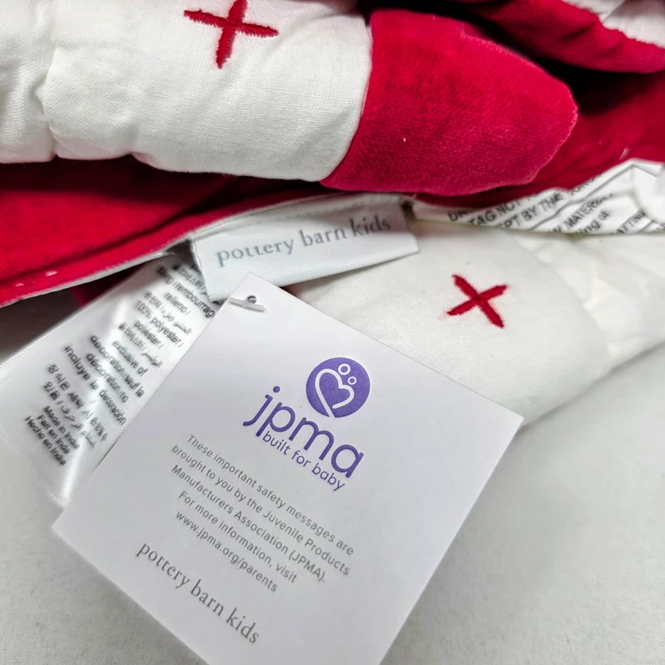 New Pottery Barn Kids Rudolph the Red Nose Reindeer Toddler Quilt Christmas - Image 3 of 3