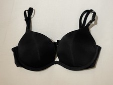 NEW Victoria s Secret Dream Angels Lightly Lined Padded Demi Size 32C NWT Black