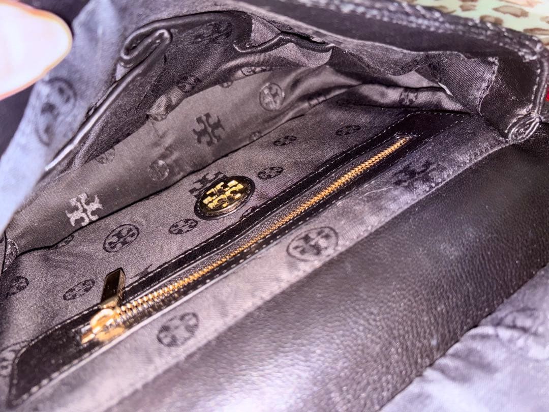 Tory Burch Chain Shoulder Bag Leather Black Women's From Japan thumbnail 21