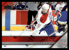 2005-06 Upper Deck Richard Zednik #99 Montreal Canadiens NHL Hockey Base Set