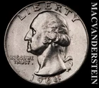 1964 Silver Washington Quarter - Choice Gem Brilliant Uncirculated  #K1169