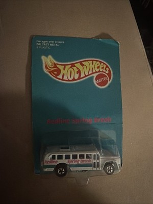 1995 Hot Wheels Redline Spring Break S'Cool Bus Limited Edition 1 Of 10000